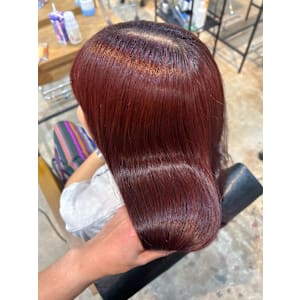 超高濃度水素ケアカラー/チェリーレッド/ブリーチなしカラー