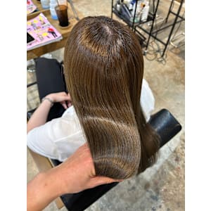 超高濃度水素ケアカラー/オリーブベージュ/ブリーチなしカラー