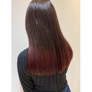 毛先ポイントカラー