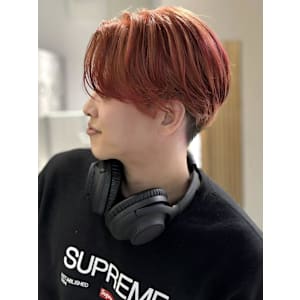 【takumi】メンズカラー/暖色カラー/レッド/ブリーチ - MOON by KENJE【ムーンバイケンジ】掲載中