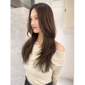 【rizu】赤み無しベージュ/ワンホン/レイヤーカット