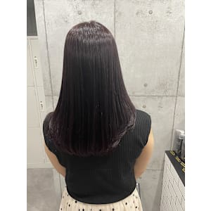 深めワインピンクカラー×ティアラトリートメント