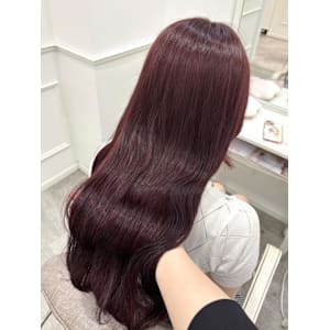 ブリーチなしワインレッド＊まゆ - Lilme【リルミー】掲載中