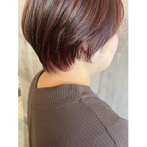 ショート／インナーカラー