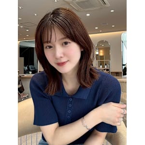 髪質改善＊ミニウルフくびれヘア＊美髪【Zina 新宿】	