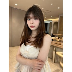 髪質改善＊ワイドバングくびれレイヤー＊【Zina 新宿】	
