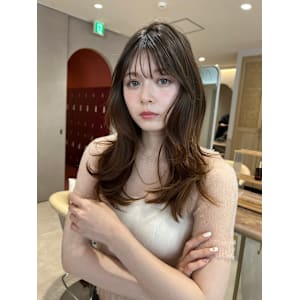 髪質改善＊ウェーブハイライト＊美髪【Zina 新宿】	