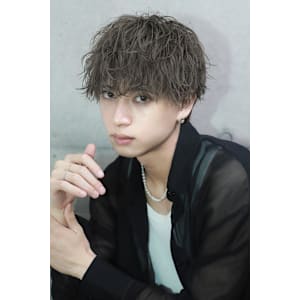 韓国風無造作マッシュ