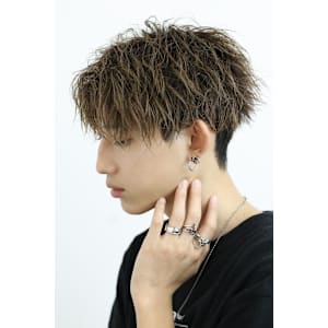 2WAY前下がりセンターパート