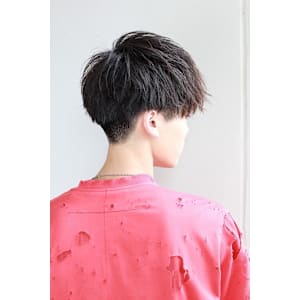 ルーズパーマ　スパイラル　マッシュ