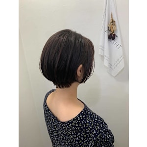 くびれショート/透け感/ハンサムショート