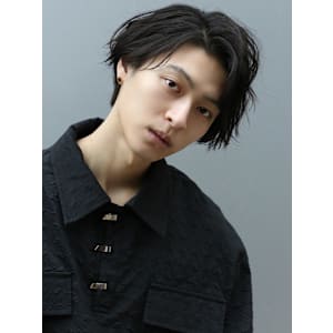 【緩めスパイラル】ウェーブセンターパート