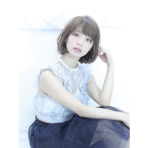 艶髪♪フェミニン内巻きボブ