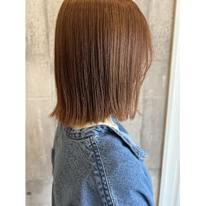 ボブ／暖色ベージュ