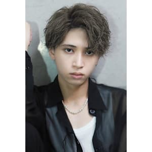 無造作かき上げマッシュ