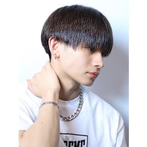 刈り上げシースルーマッシュ