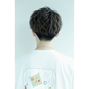 【 前下がり質感 】爽やかアップバング！