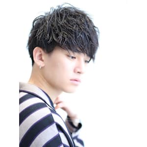 サイドパートマッシュ