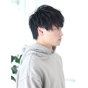 マッシュショートニュアンスカール