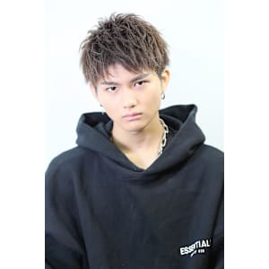 アップバング　刈り上げ