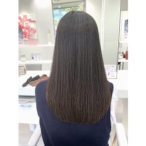 艶髪ロング/大人ストレート/髪質改善/艶ストレート