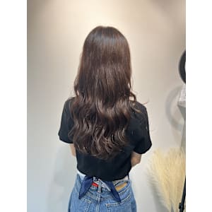 エアリーロング/ゆる巻きウェーブ/ブラウンカラー