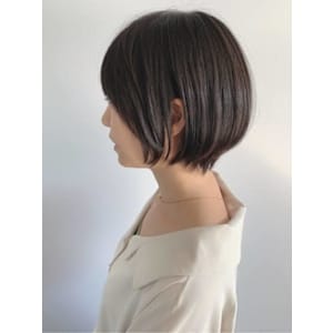 丸みショート/襟足すっきり/コンパクトショート