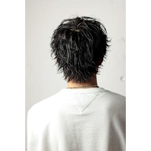 波巻きパーマ×ショートマッシュウルフ