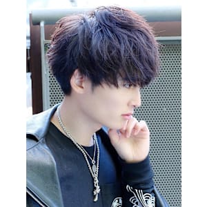 ナチュラル束感サイドパートモテマッシュ