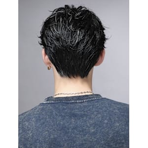 トレンドおしゃれ感MAXシースルーフェザーショート