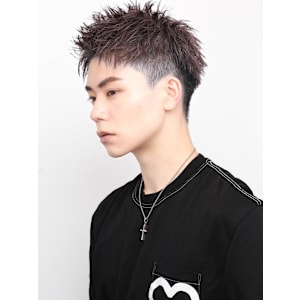 ツイストグレージュショート