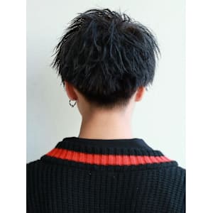 ソフツイスト無造作マッシュ