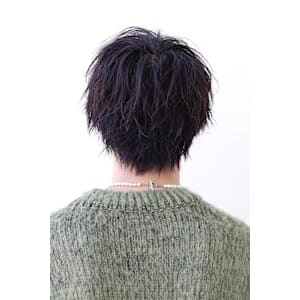 無造作ショートウルフ