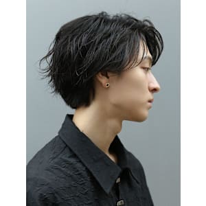 【緩めスパイラル】ウェーブセンターパート