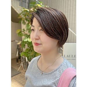 ショートカット/ショートボブ/大人可愛いショートヘア/小顔