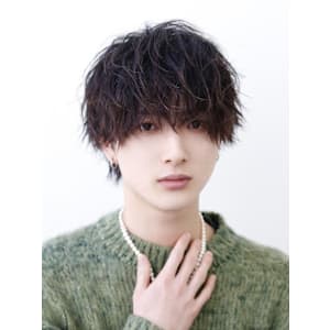 無造作ショートウルフ