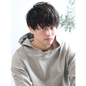 マッシュショートニュアンスカール