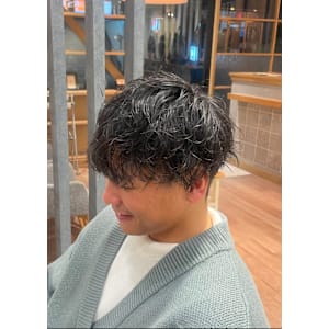 乾かすだけで決まる無造作パーマ【三軒茶屋】