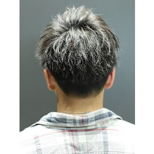 ツイストハーフアップショート