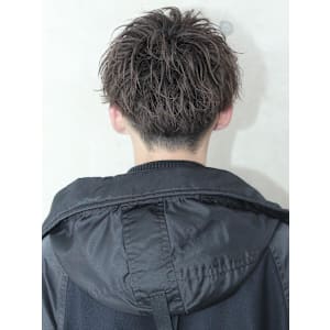 無造作センターパート