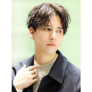 ナチュラルに決まる、ソフツイセンターパート