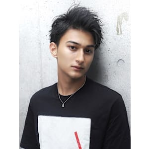 無造作オーバーアップ