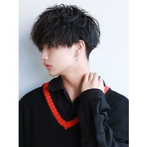 ソフツイスト無造作マッシュ