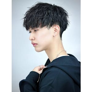 王道無造作マッシュソフトツイストパーマ