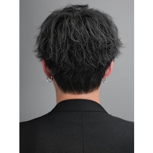 程よく動くマッシュパーマ