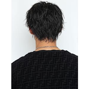 ツイスパマッシュ(黒髪マッシュヘア)