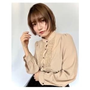 【柔らか質感×ひし形ボブ】ふんわり大人可愛いショート