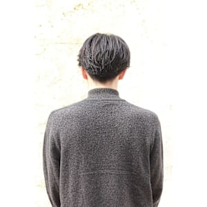 マッシュも楽しめる！2wayセンターパート！