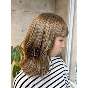 ダブルカラー/ミルクティーベージュ