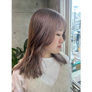 ダブルカラー/ラベンダーグレージュ